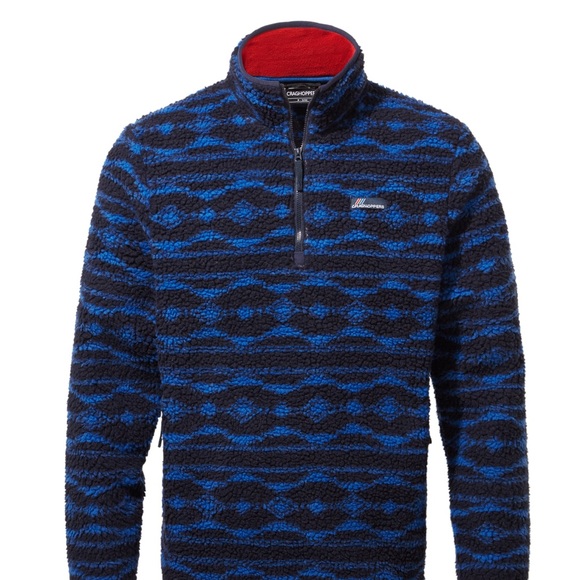 Craghoppers SAWREY HALF ZIP - Blue Navy Prt - Picture 3 of 16
